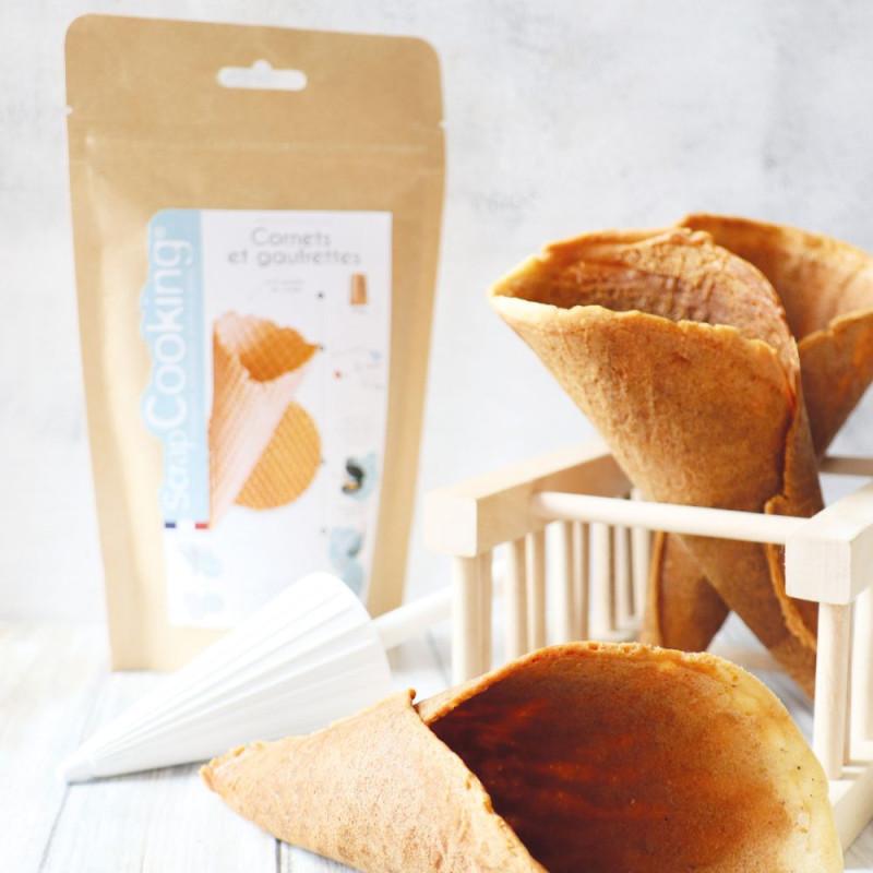 Scrapcooking Préparation Gaufrettes/ Cornet- Vanille 250g