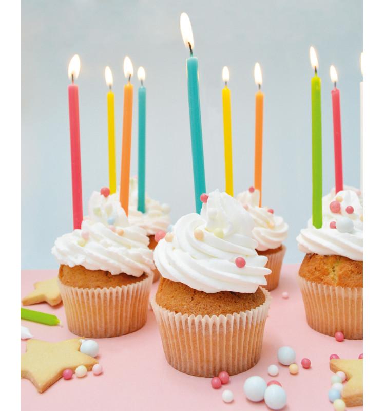 Scrapcooking 12 Bougies Longues Multicolore