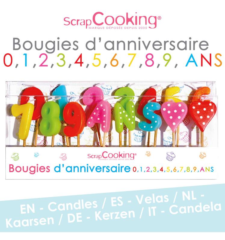 Scrapcooking 15 Bougies 1 2 3 Ans