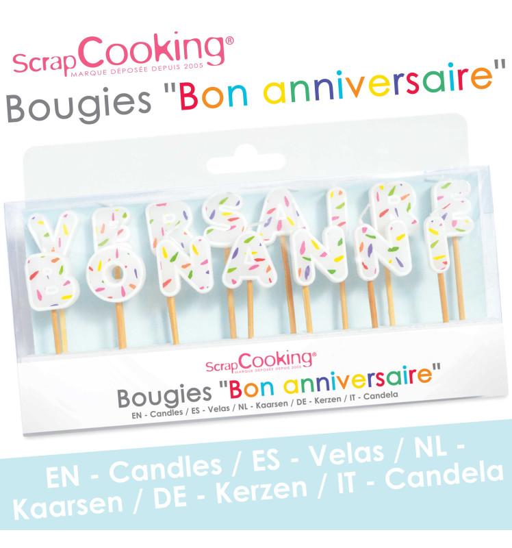 Scrapcooking 15 Bougies Bon Anniversaire