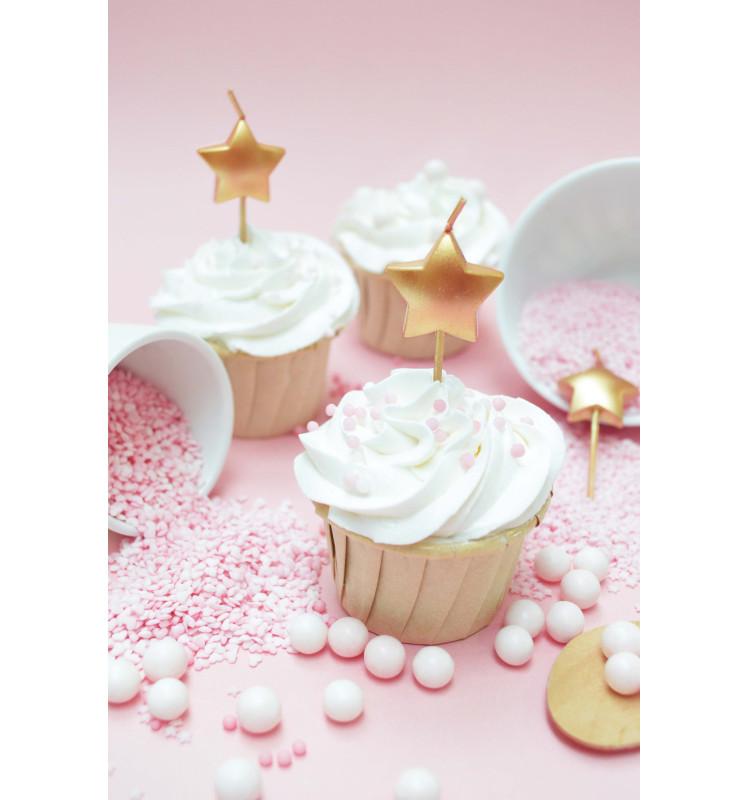 Scrapcooking 15 Bougies Chiffres & étoiles Dorées