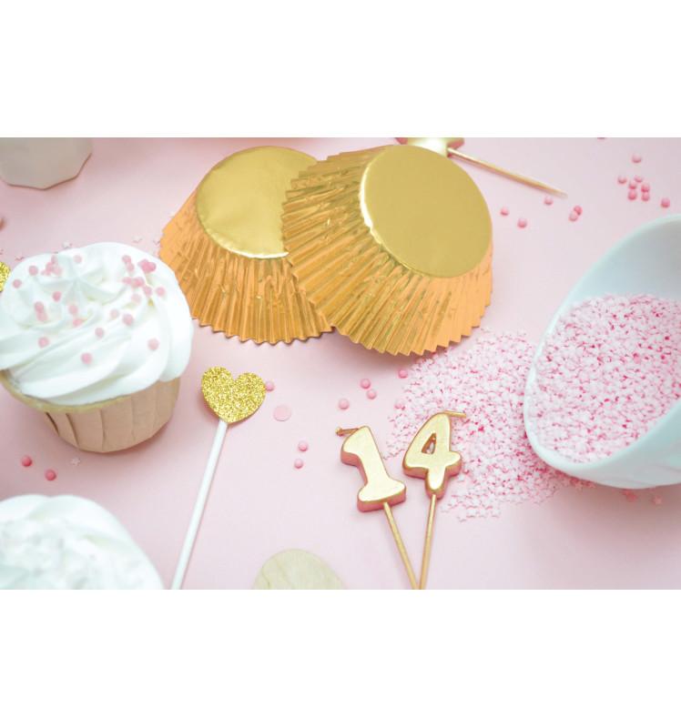 Scrapcooking 15 Bougies Chiffres & étoiles Dorées