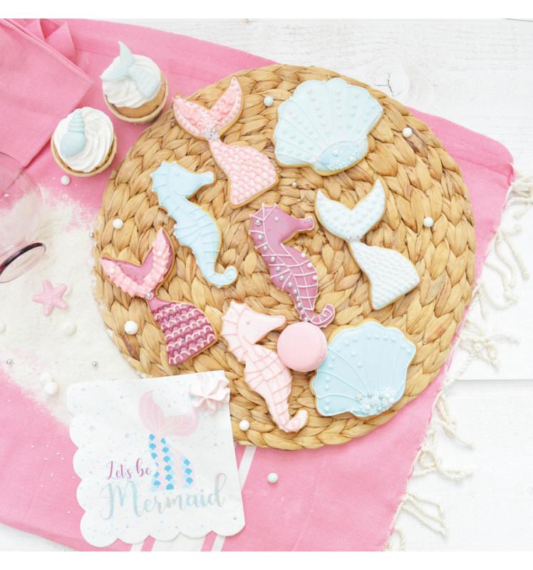 Scrapcooking 20 Serviettes Sirène