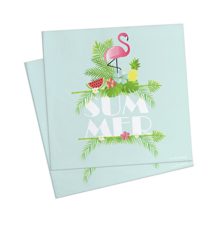 scrapcooking 20 serviettes summer