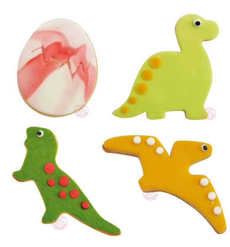 Scrapcooking 4 Découpoirs Sur Cintre Dino
