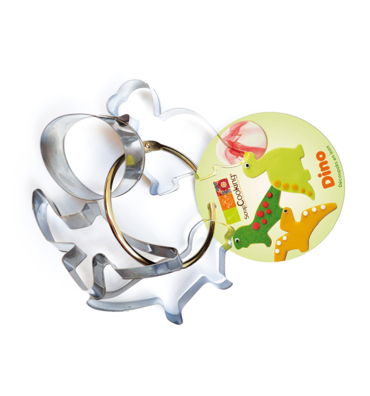 scrapcooking 4 Découpoirs sur cintre Dino