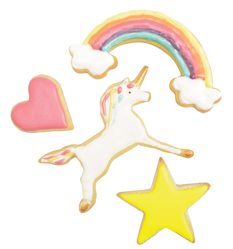 Scrapcooking 4 Découpoirs Sur Cintre Licorne