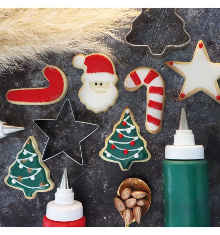 Scrapcooking 4 Emporte-pièces Inox Noël