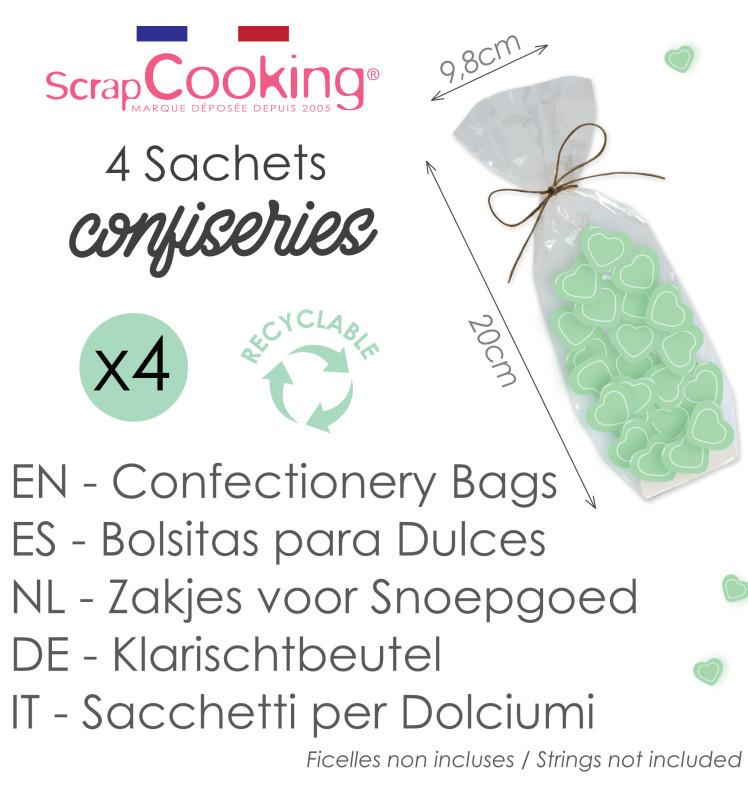 Scrapcooking 4 Sachets Confiseries