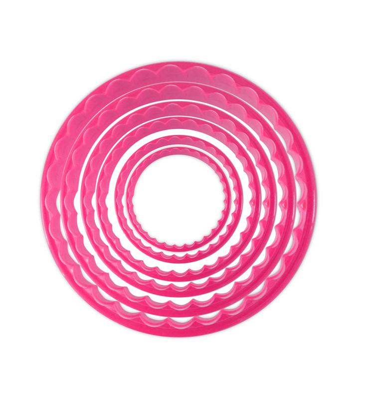 Scrapcooking 6 Découpoirs Ronds Lisses Ou Cannelés