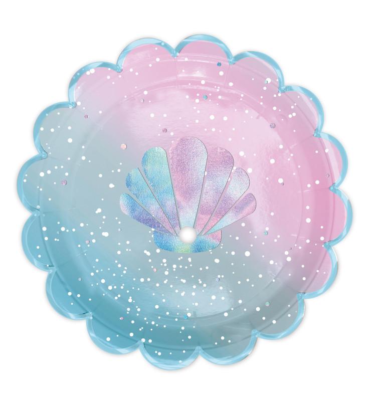 scrapcooking 8 assiettes sirène