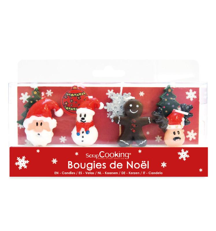 scrapcooking 8 bougies de Noël
