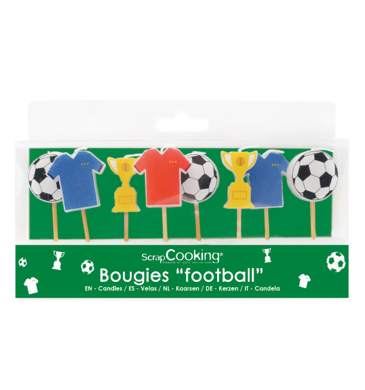 scrapcooking 8 bougies football