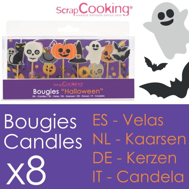 Scrapcooking 8 Bougies Halloween