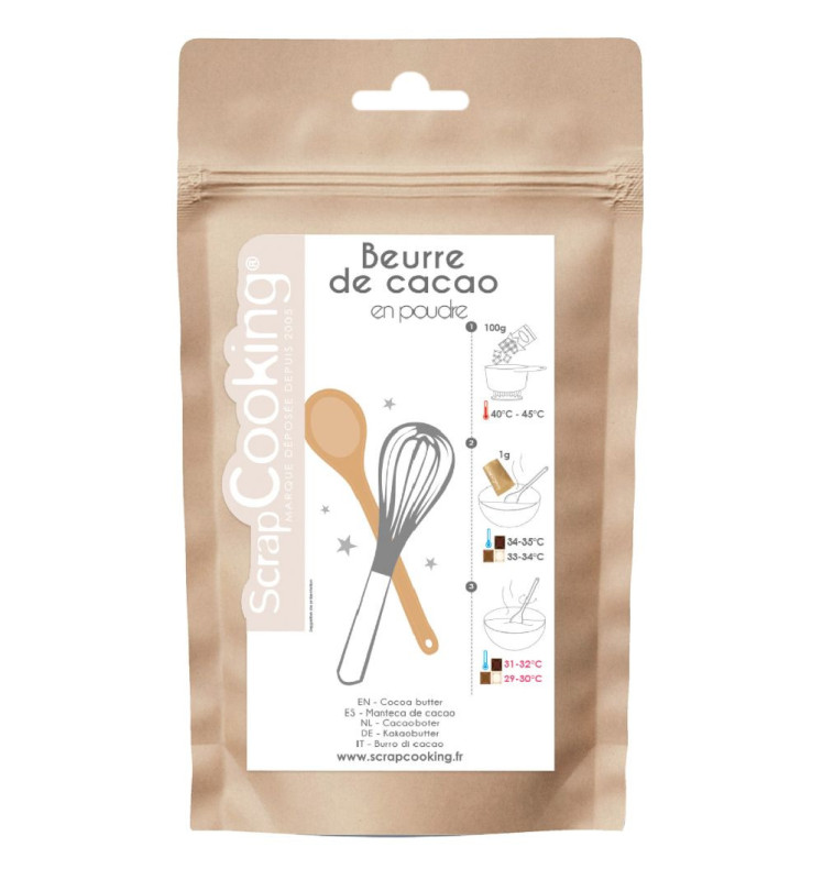 scrapcooking Beurre de cacao en poudre