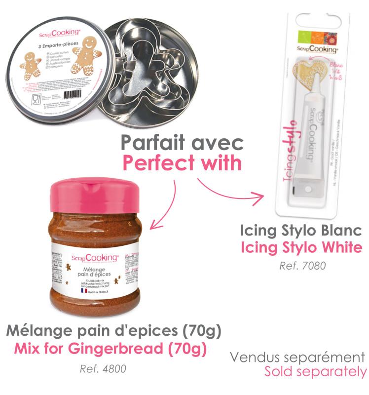 Scrapcooking Boîte 3 Emporte-pièces Gingerman