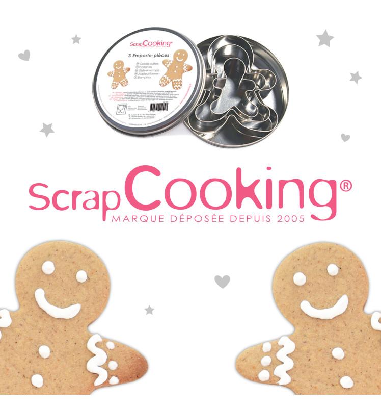 Scrapcooking Boîte 3 Emporte-pièces Gingerman