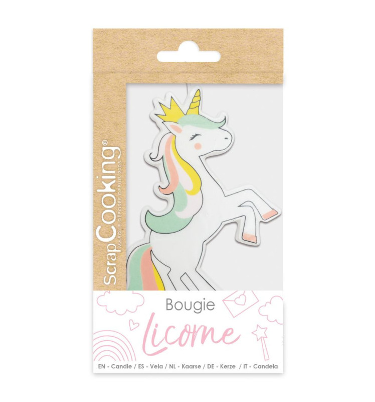 Scrapcooking Bougie XXL Licorne