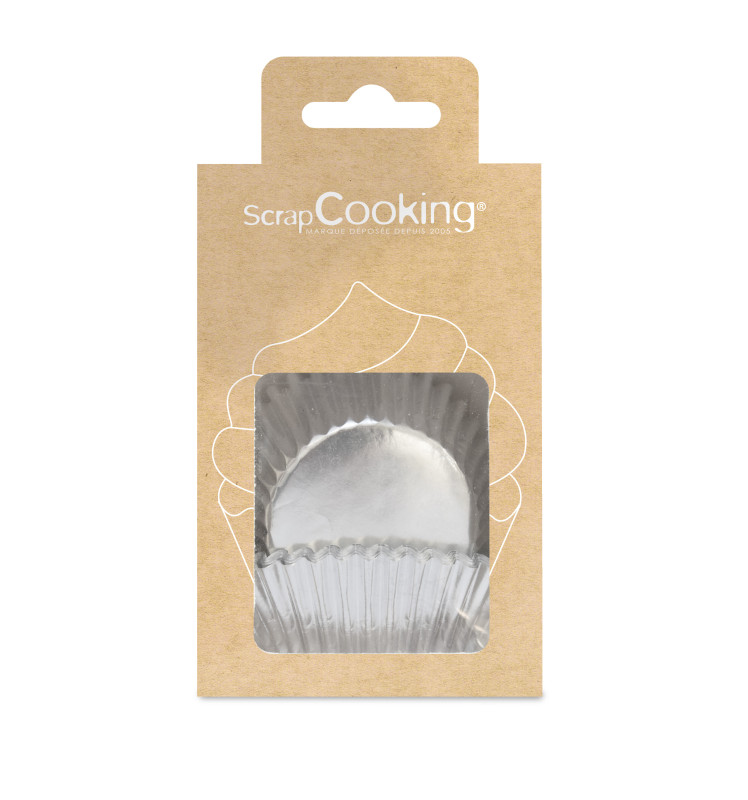 Scrapcooking Caissettes Argent +/-48