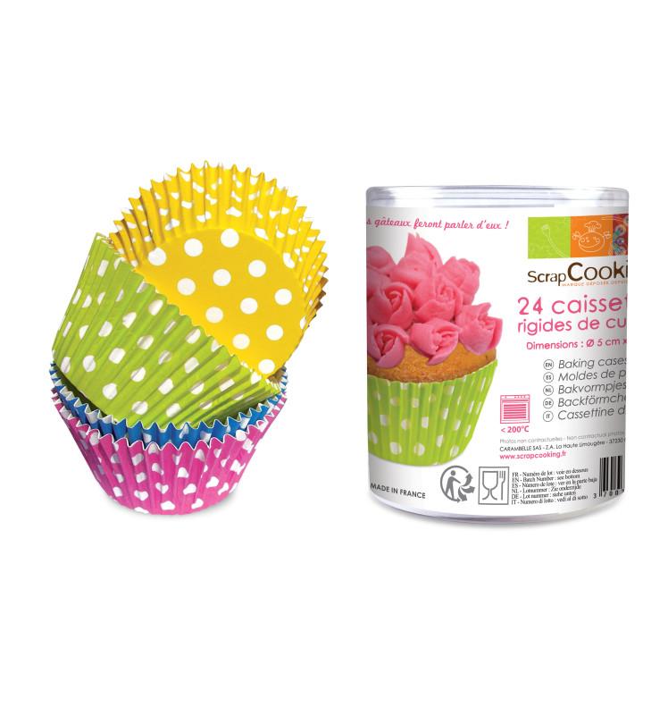 scrapcooking Caissettes de cuisson Pois x 24