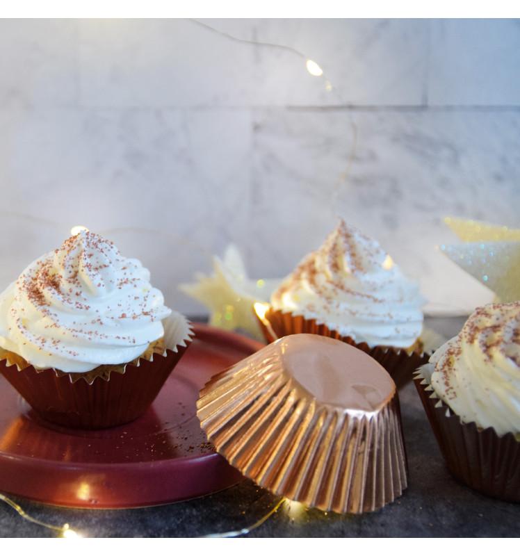 Scrapcooking Caissettes Rose Gold +/-48