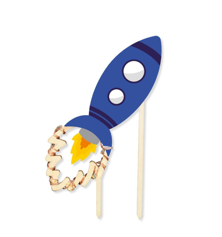 Scrapcooking Cake Topper Led Fusée