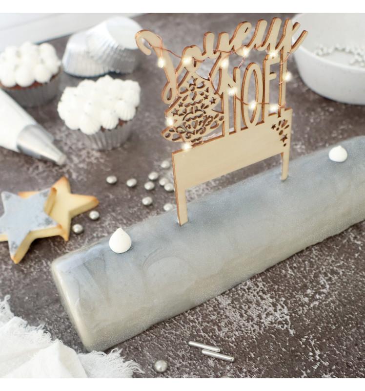 Scrapcooking Cake Topper Led Joyeux Noël