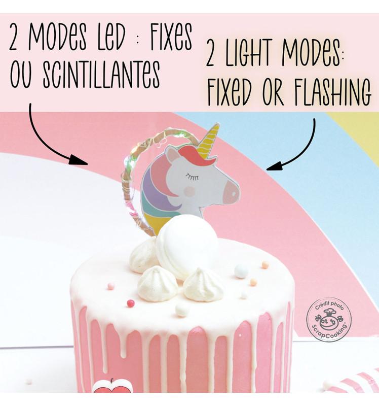 Scrapcooking Cake Topper Led Licorne