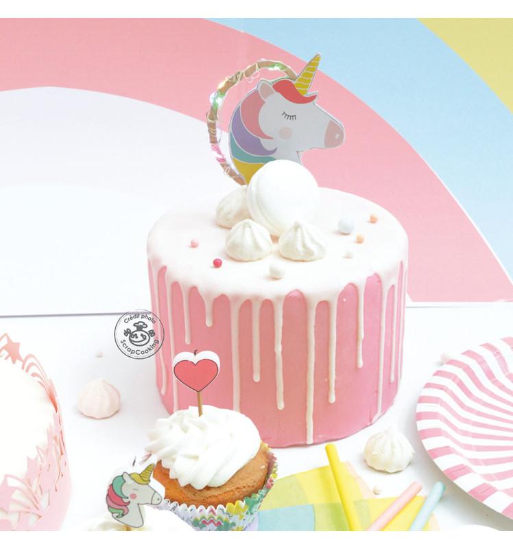 Scrapcooking Cake Topper Led Licorne