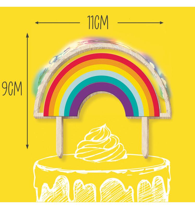 Scrapcooking Cake Topper Led Rainbow