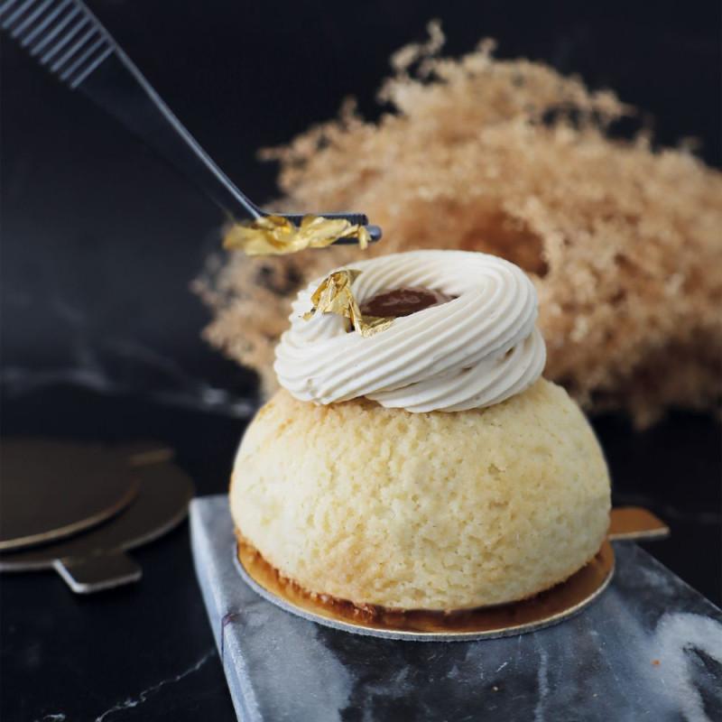 scrapcooking Carnet de 4 feuilles d'or 24 carats