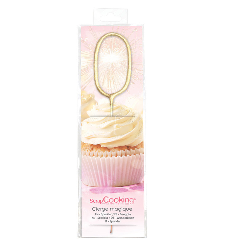 scrapcooking Cierge magique XXL chiffre 0