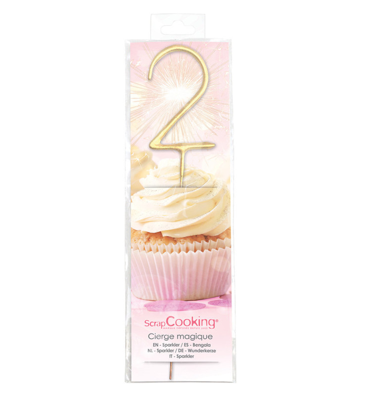 Scrapcooking Cierge Magique XXL Chiffre 2