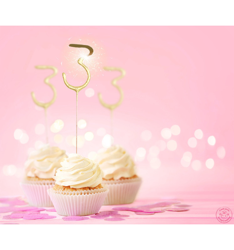 Scrapcooking Cierge Magique XXL Chiffre 3