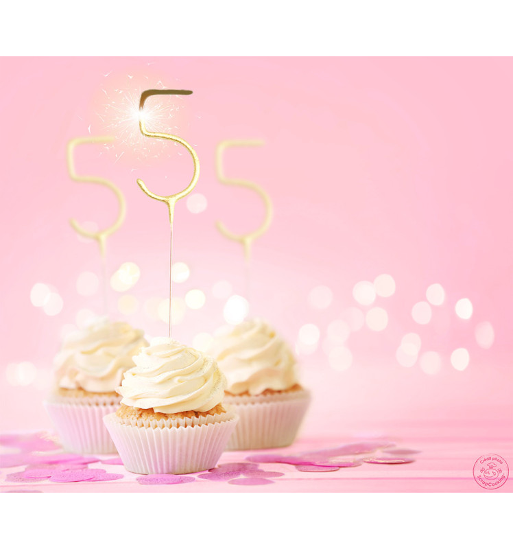 Scrapcooking Cierge Magique XXL Chiffre 5