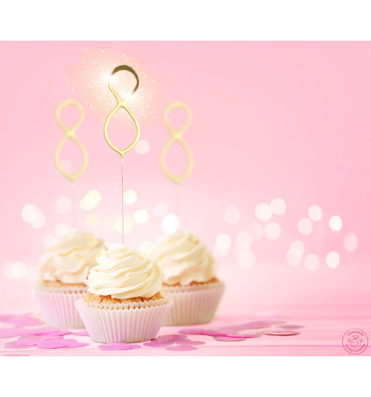 Scrapcooking Cierge Magique XXL Chiffre 8