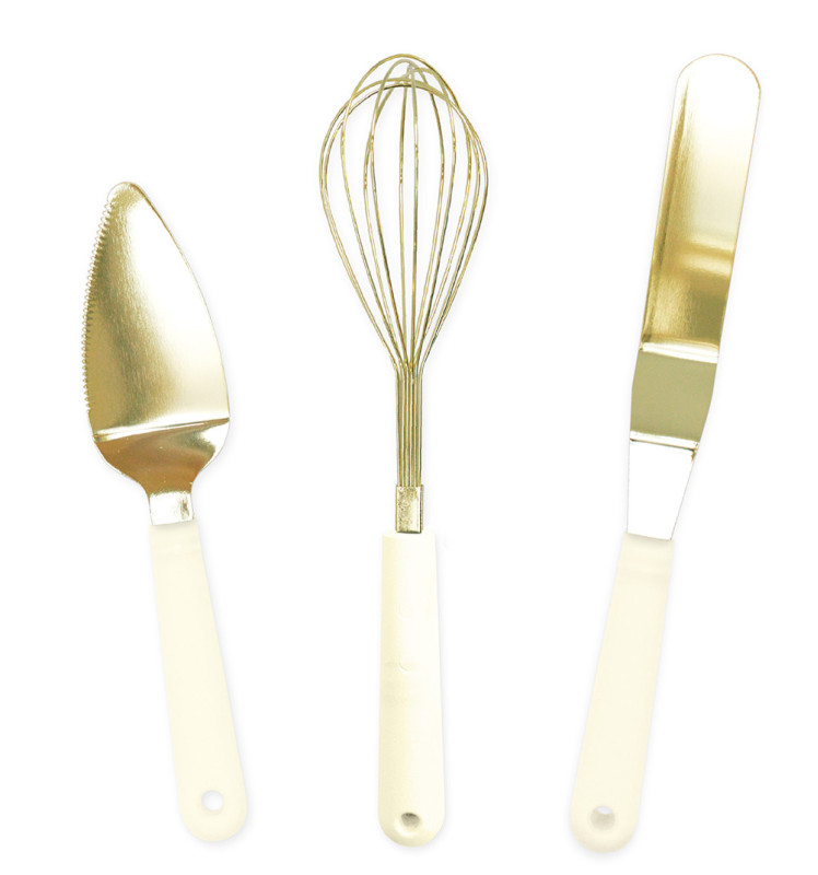 Scrapcooking Coffret 3 Ustensiles Dorés