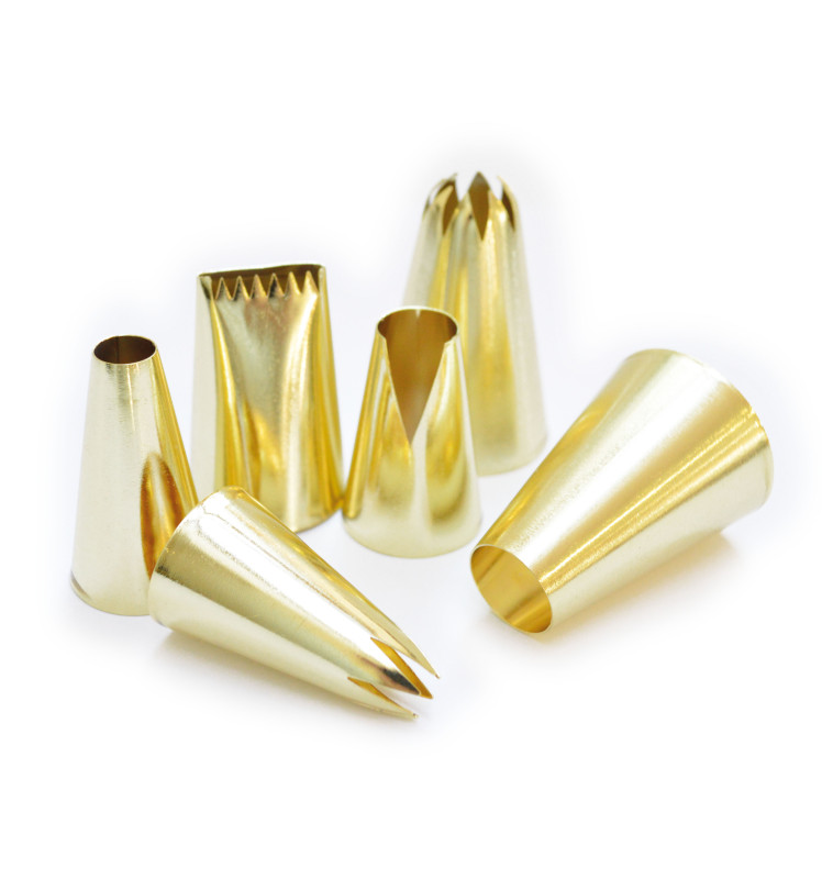 Scrapcooking Coffret 6 Douilles Dorées