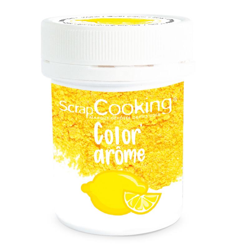 Scrapcooking Color'arôme Jaune / Citron 10 Gr