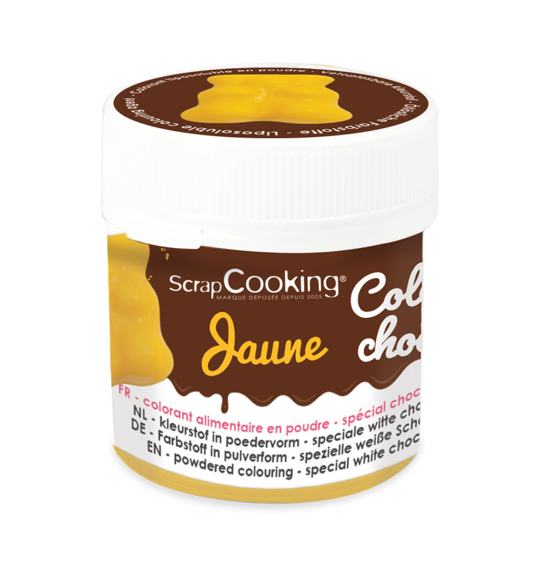 scrapcooking Color'choco liposoluble jaune