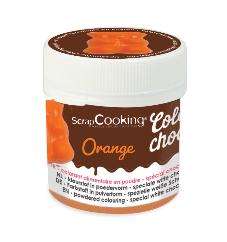 scrapcooking Color'choco liposoluble orange