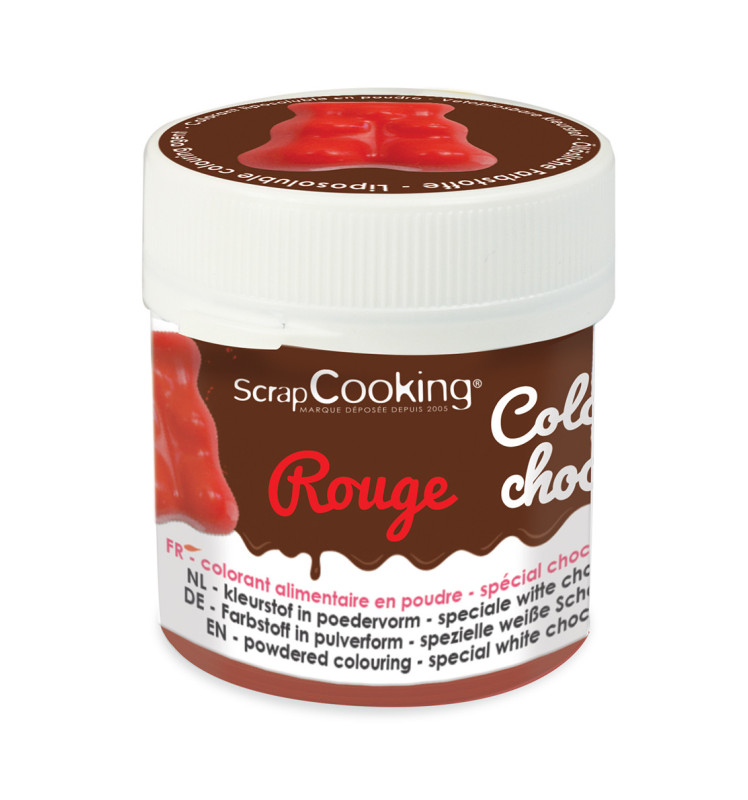scrapcooking Color'choco liposoluble rouge