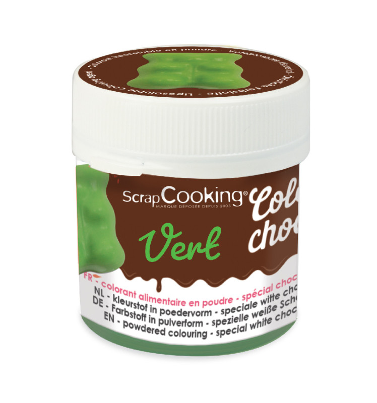 scrapcooking Color'choco liposoluble vert