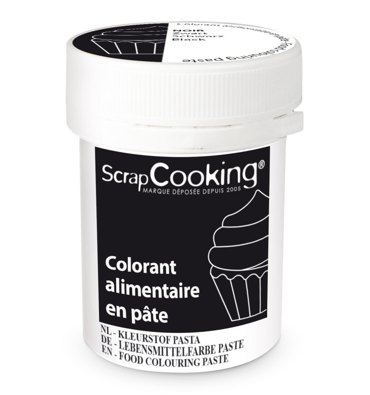 Scrapcooking Colorant Alimentaire En Pâte Noir 20g