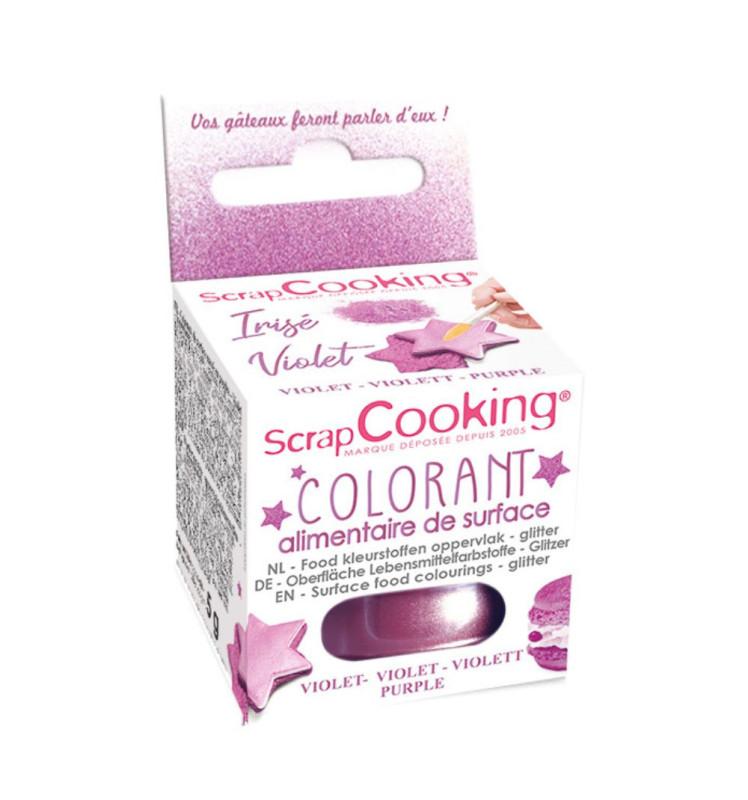 scrapcooking Colorant de surface irisé violet