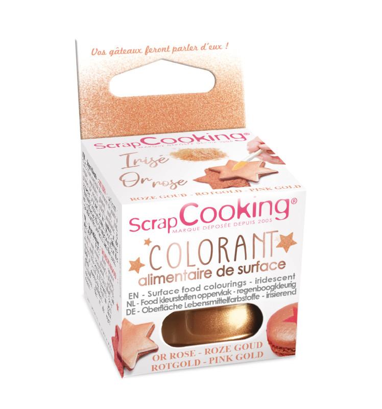 scrapcooking Colorant de surface or rosé