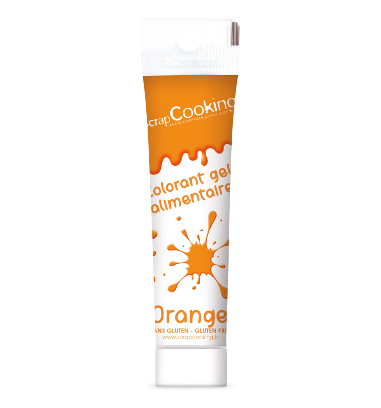 scrapcooking Colorant gel alimentaire orange 20 gr