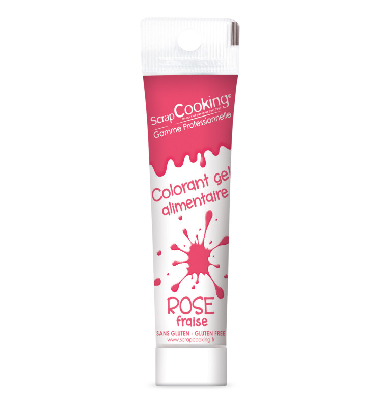 scrapcooking Colorant gel rose fraise 20 gr