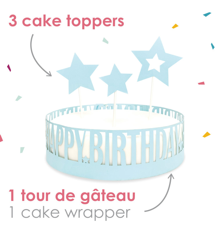 Scrapcooking Déco Gâteau Happy Birthday