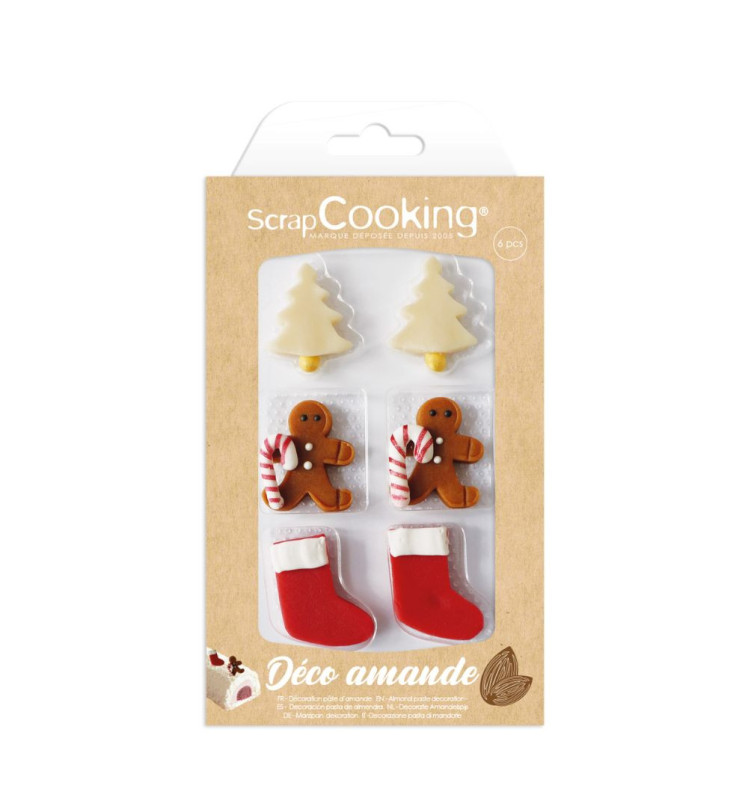 scrapcooking Décorations Noël en pâte d'amande